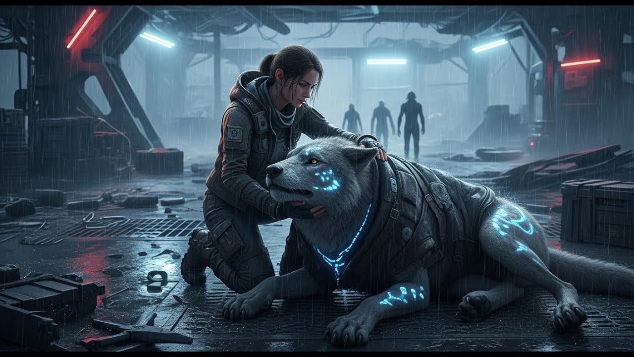 Everyone Abandoned This Alien wolf   To Die, Except The Humans
