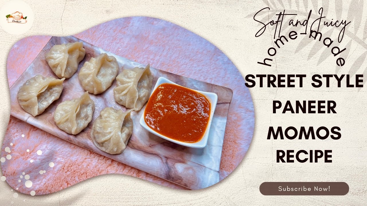 Street Style Steamed Paneer Momos Recipe| Homemade Paneer Momos| Veg Paneer Momos| Paneer Wale Momos