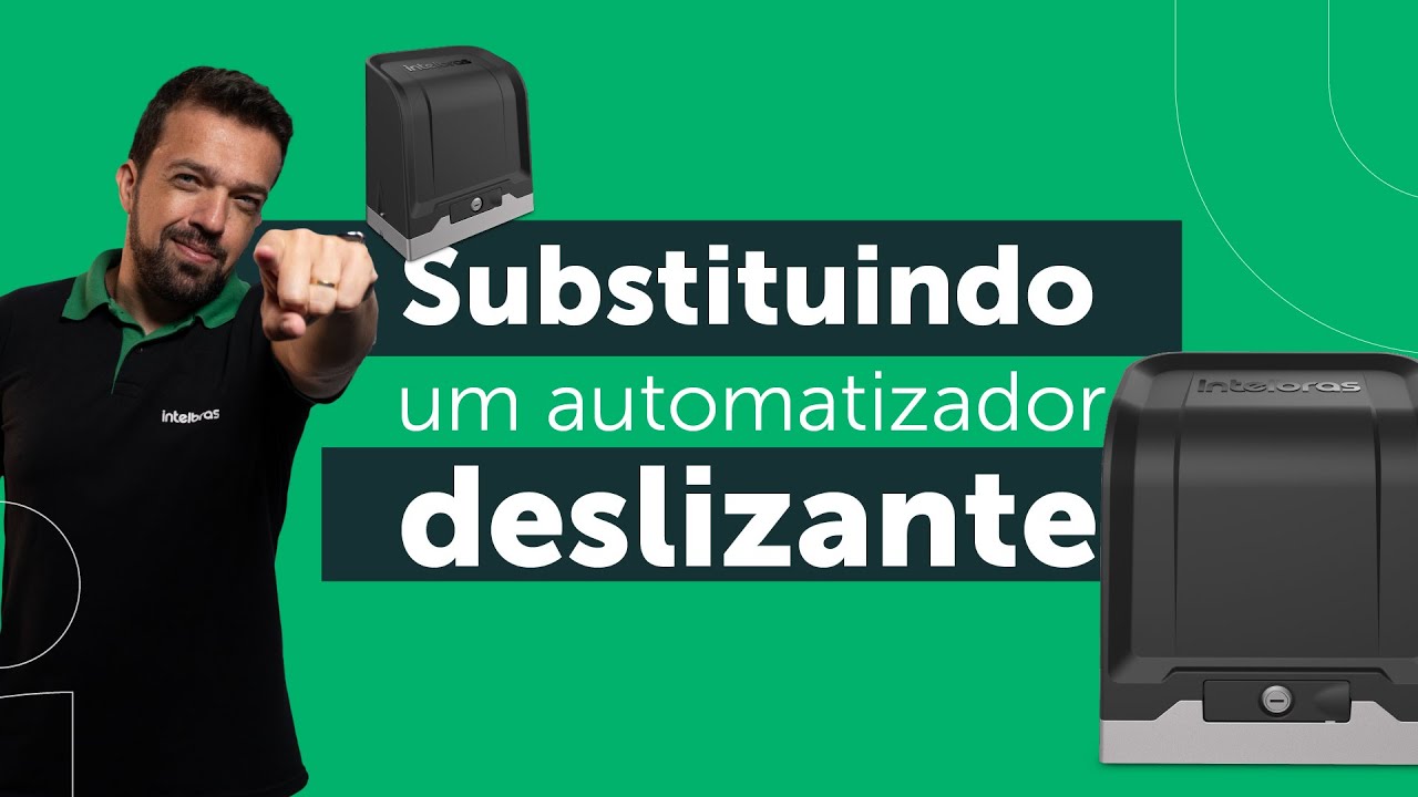 Substituindo um automatizador de portão deslizante