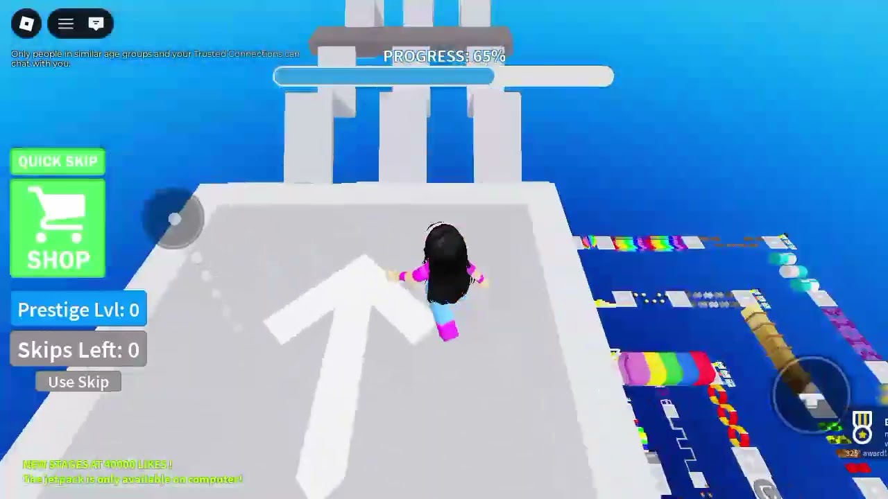 Super parkour obby | stage 300 ➡️ 350 | part 7 | roblox