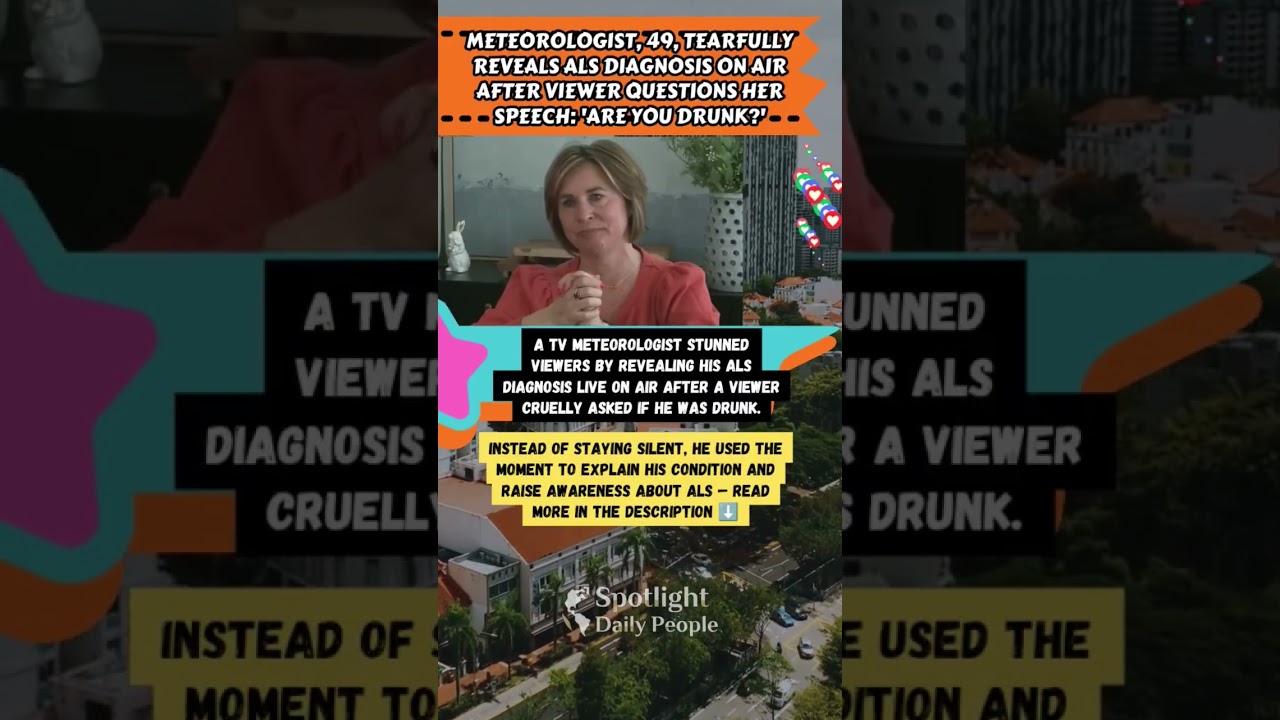 Meteorologist Reveals ALS Diagnosis On Air After Viewer&rsquo;s Hurtful Comment 💔 #ALS #HealthNews