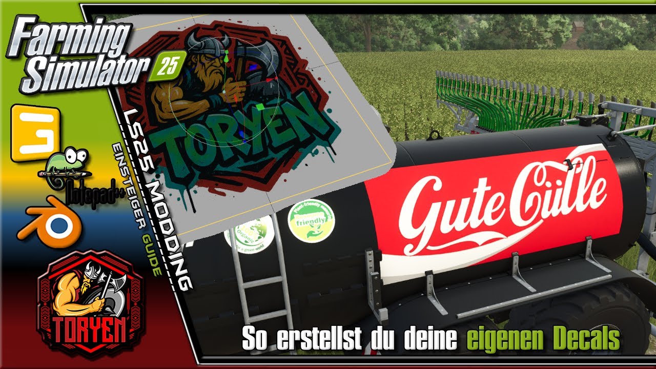 So erstellst du deine eigenen Decals | Einfach Modding [Tutorial] | LS25