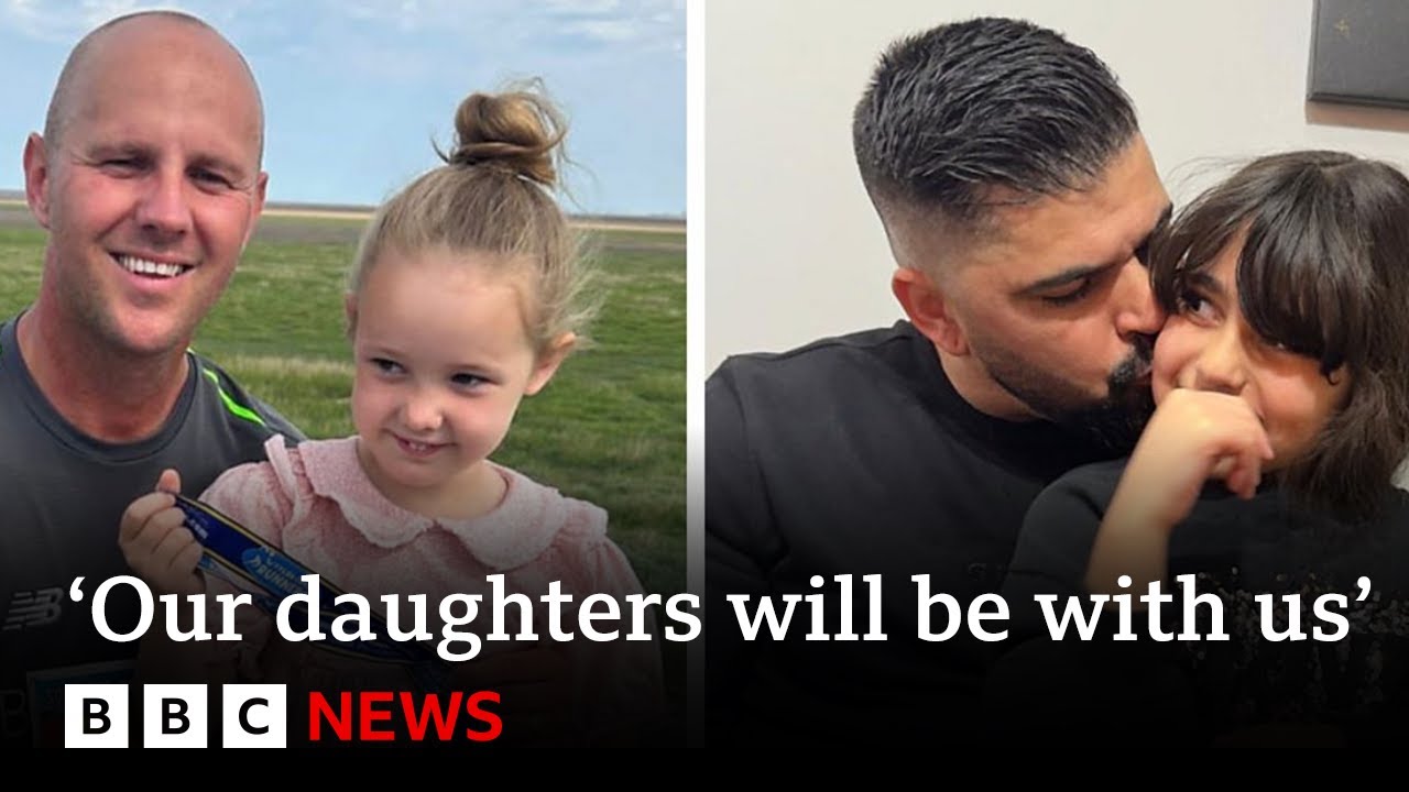 'Our daughters will be with us,' say dads of Southport victims running London Marathon  | BBC News