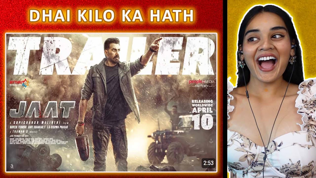 JAAT Trailer REACTION | Sunny Deol | Randeep Hooda | Viineet Kumar Siingh | Neha M.