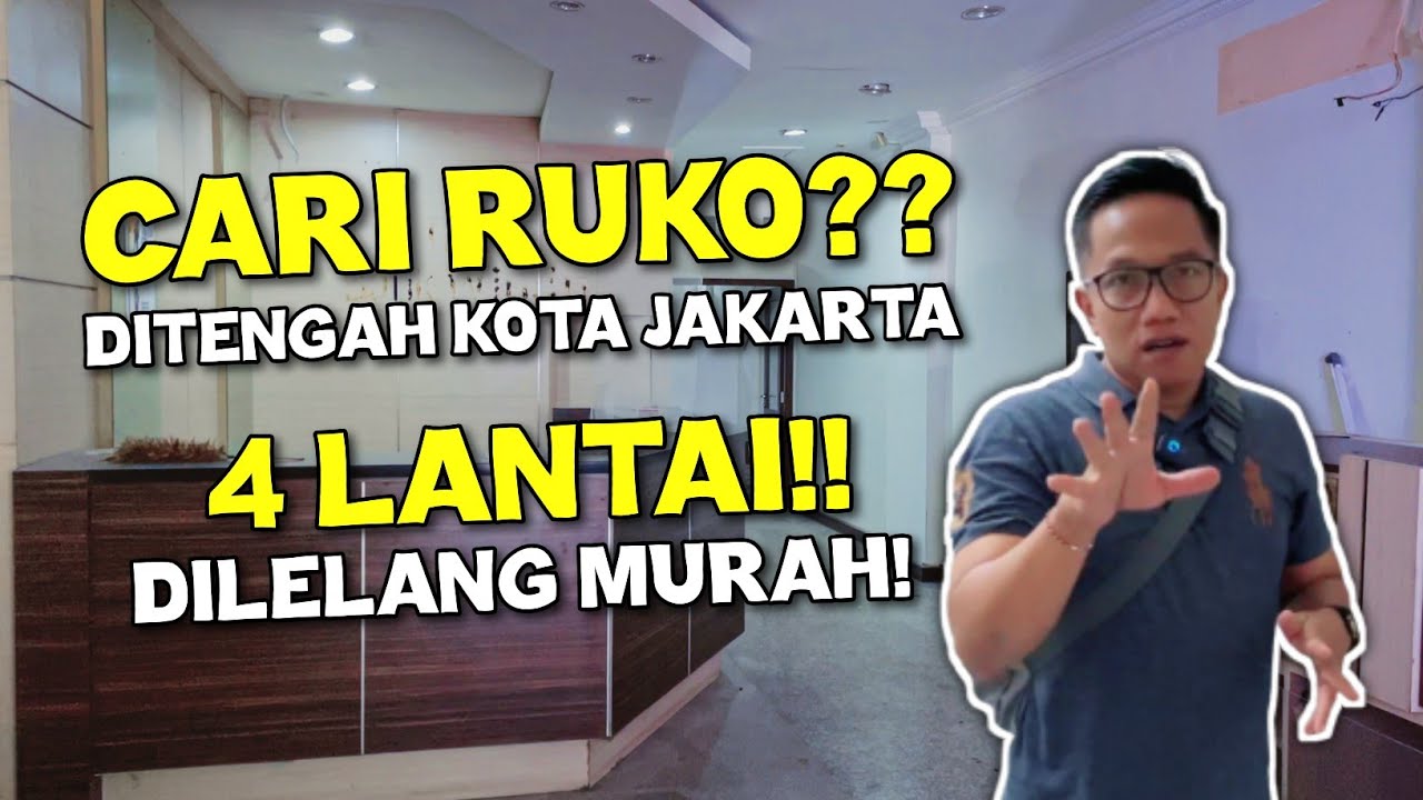 LELANG RUKO 4 LANTAI DI JAKARTA SELATAN!! PASTI REBUTAN DI LELANG!! 