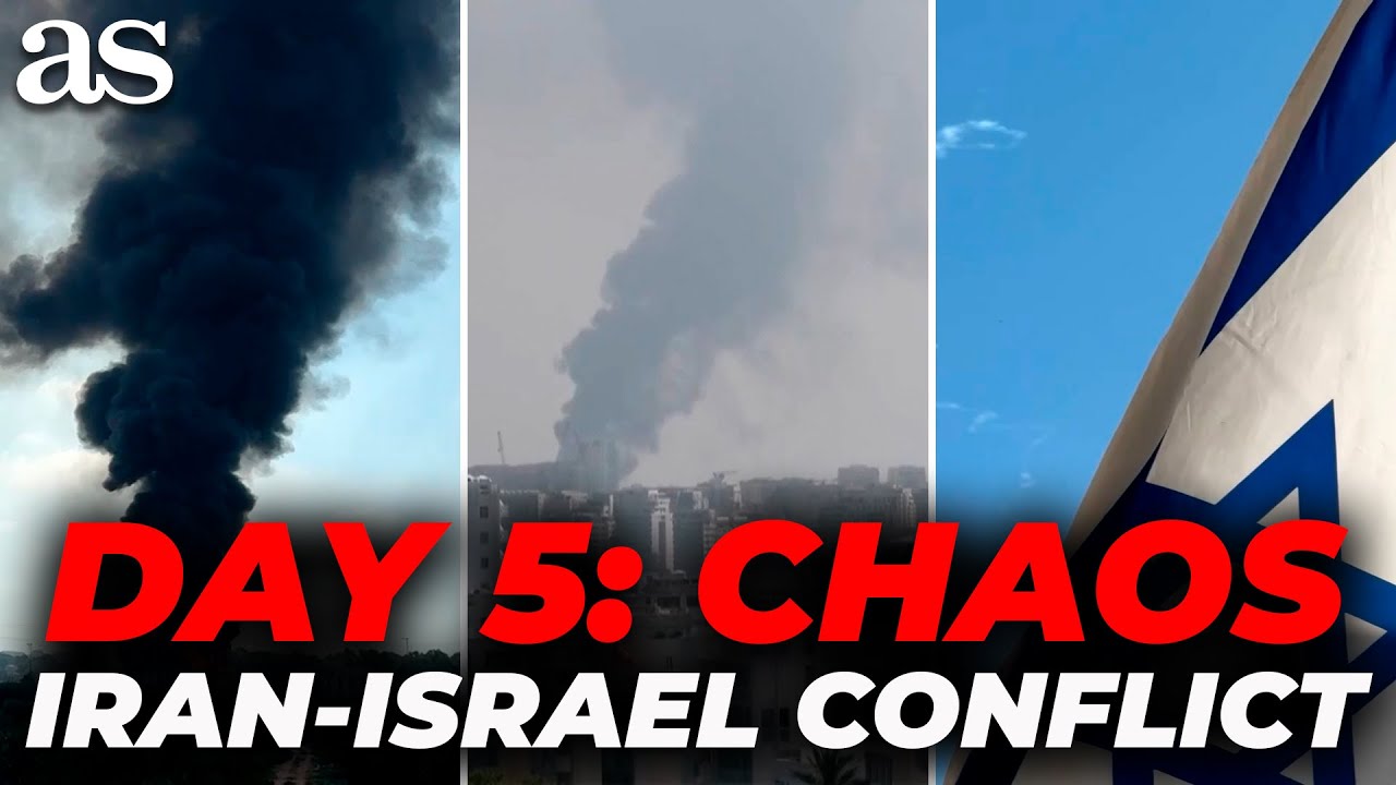DAY 5 of CHAOS in ISRAEL | NEW WAVE of IRANIAN MISSILES STRIKES TEL AVIV, JERUSALEM and HAIFA