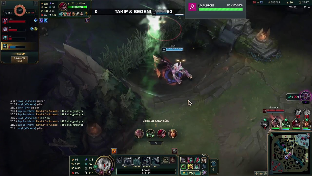 LoL dereceli Sadece Support  Solo Dereceli