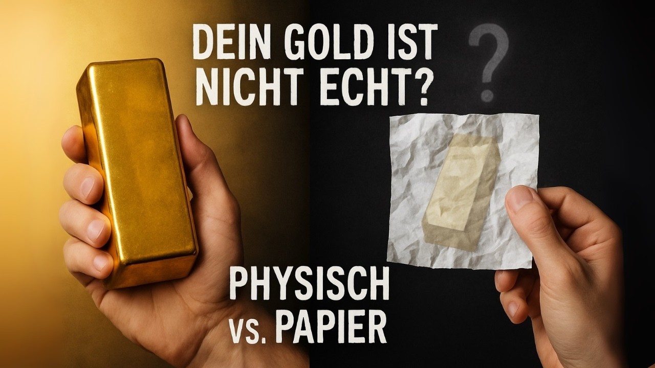 Physisches Gold vs. Papiergold🤔 Der gr&ouml;&szlig;te Betrug der Finanzgeschichte😱‼