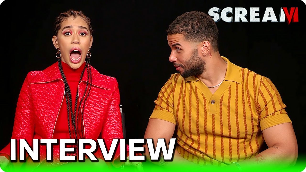 SCREAM VI (2023) Jasmin Savoy Brown & Mason Gooding Official Interview
