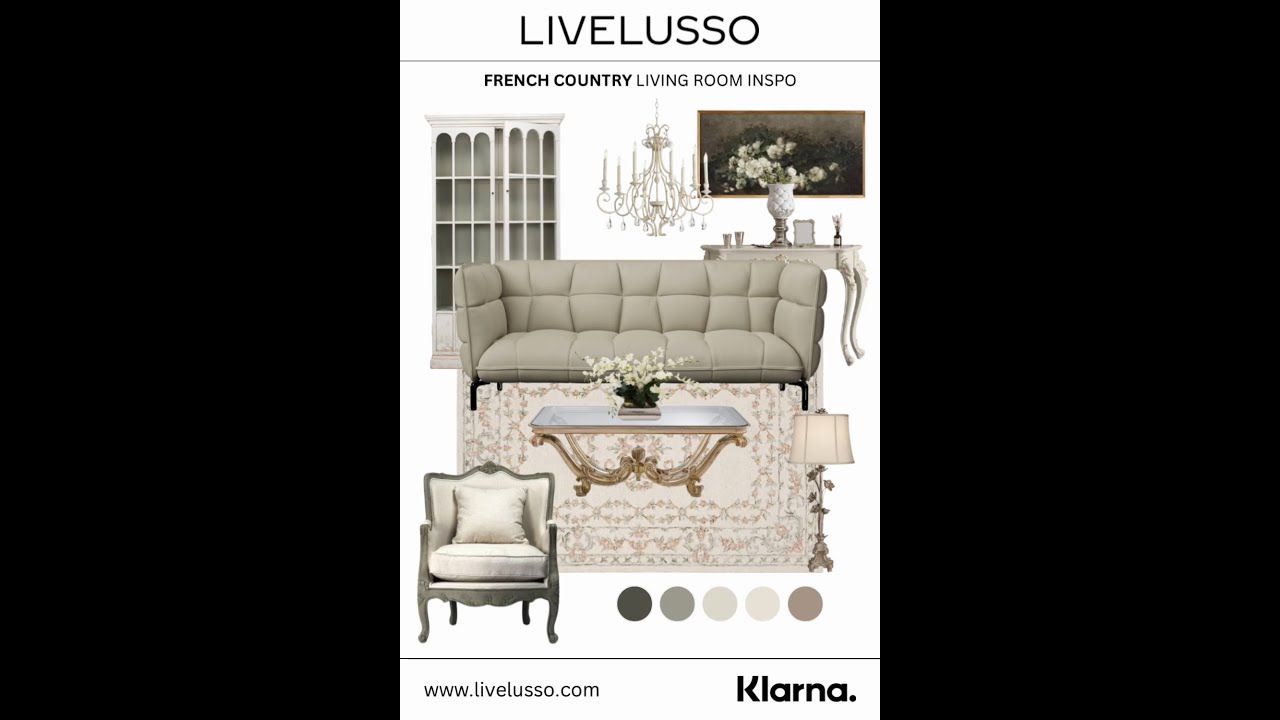 Modica sofa with french country living room