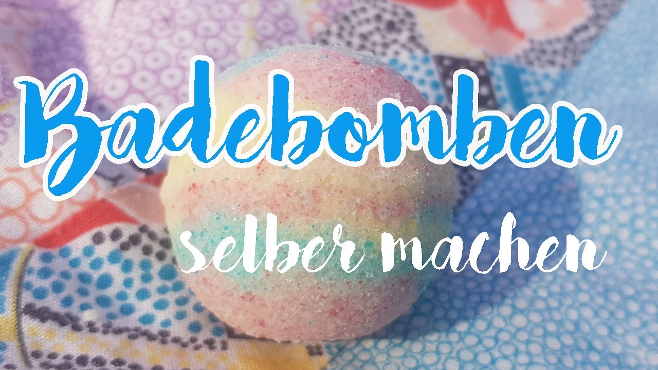 Badebombe bzw. Badekugel selber machen! So einfach machst du Badebomben oder Badekugeln selbst!