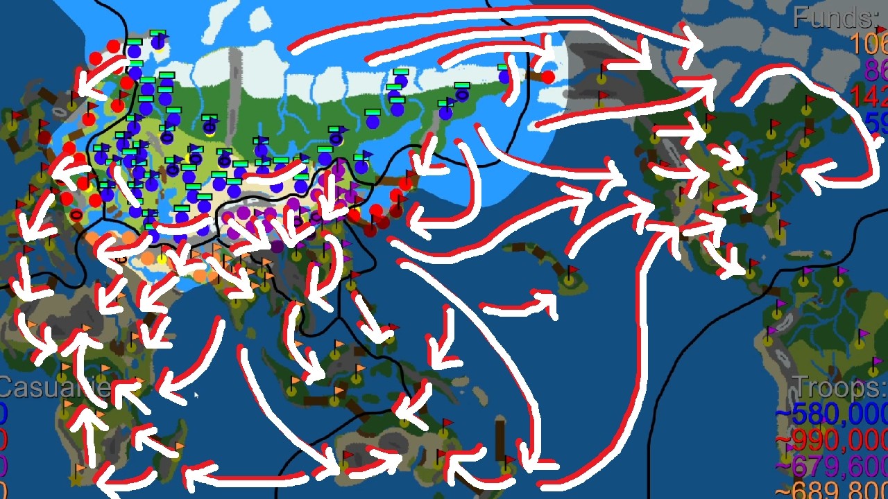 Mom: “We Have HOI4 At Home” HOI4 At Home: War Of Dots - Blue Gameplay