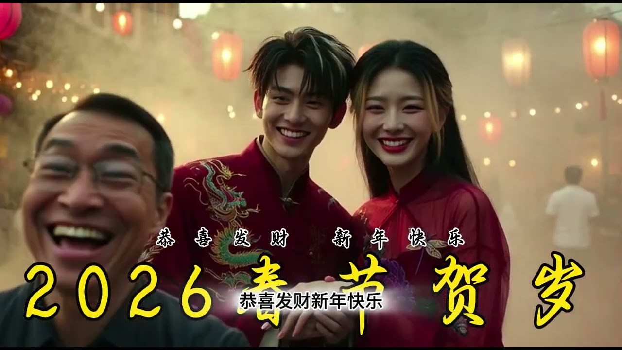 1-13《恭喜发财》《新年快乐》《财神到》是以杨雁雁风格推出的新年贺岁系列歌曲...