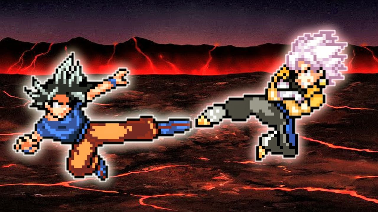 Goku UI OP VS Gogetto MUI OP in Jump Force Mugen