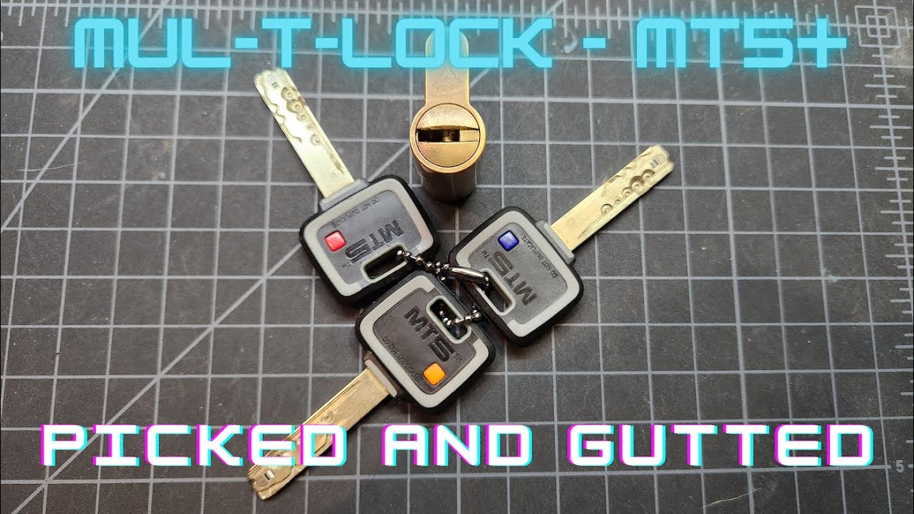 Mul-T-Lock MT5+ - Picked and Gutted - LPU Black Belt