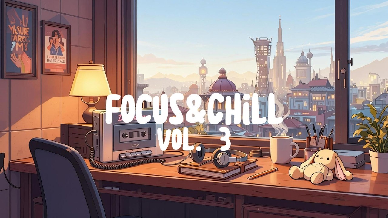 Focus & Chill Vol. 3 🌅📻 | Soft Start Morning K-Pop & City Pop Lo-Fi