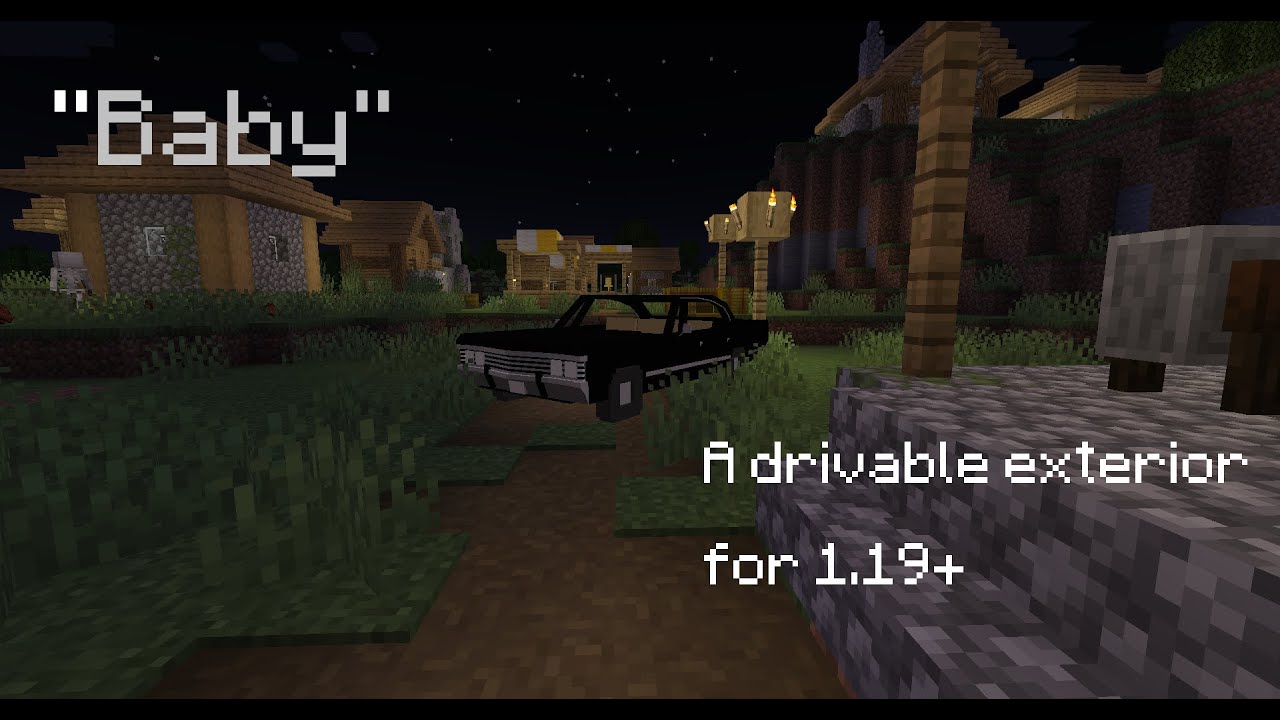 TARDIS 1.19.4 + | First drive-able exterior, 