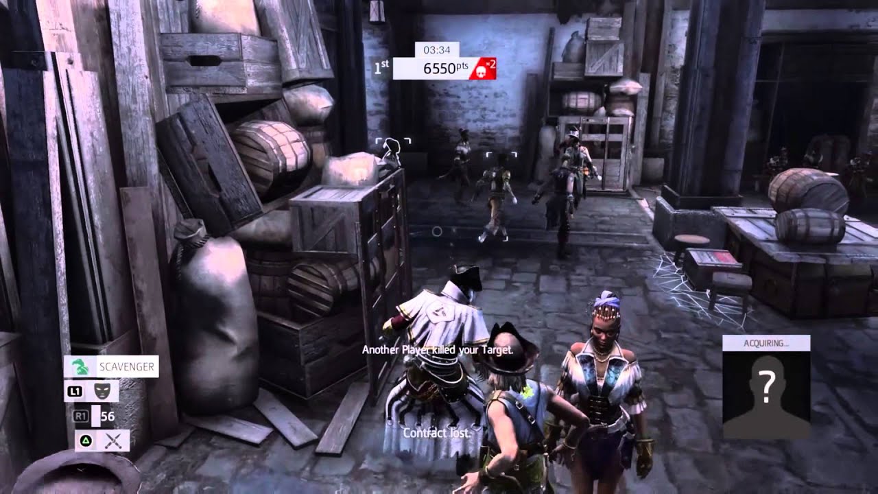 Assassin's Creed 4 deathmatch with poison girls