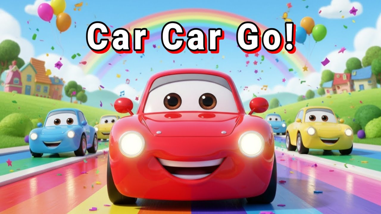 Car song for kids | Car car go | nursery rhymes for kids | car song | 3D cartoon | learning song 