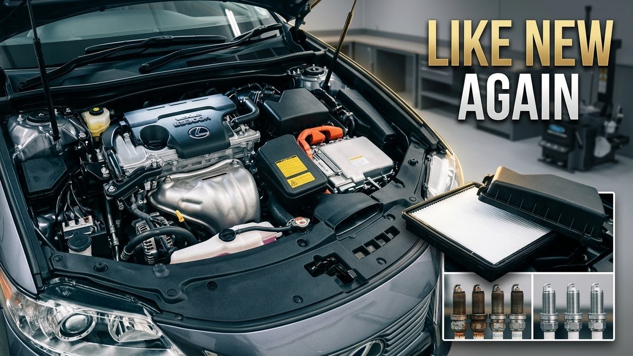DIY Lexus ES300H Hybrid Service #Lexus #Hybrid #Toyota #diy #mechanic #repair