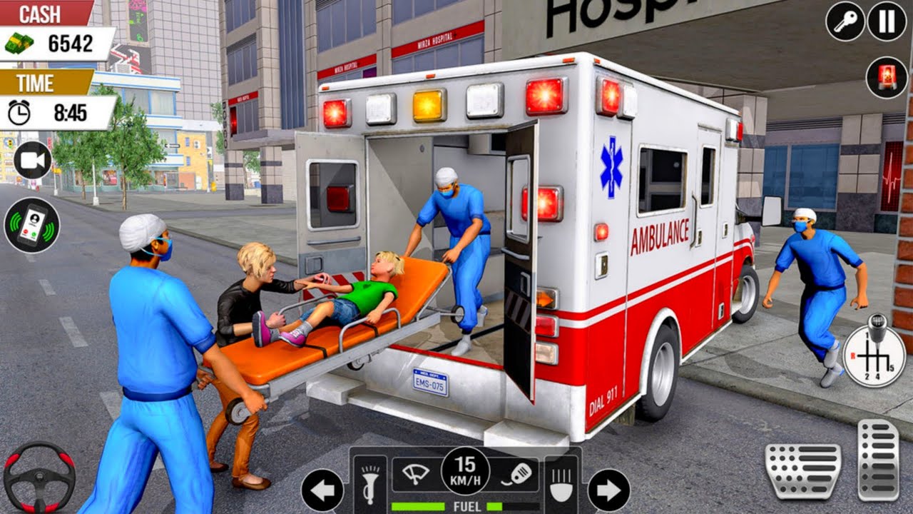 City Ambulance Rescue Driving - Emergency Ambulance Simulation 3D - Android gameplay