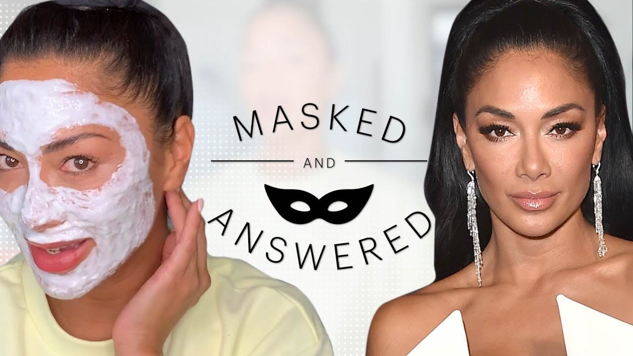 Nicole Scherzinger Face-Masks & Shares Her Beauty Rituals | Masked and Answered | Marie Claire