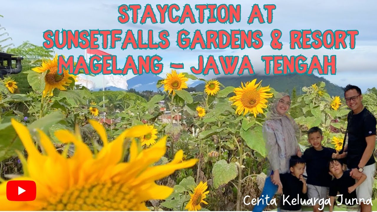 STAYCATION DI SUNSETFALLS GARDENS AND RESORT MAGELANG. VILLA ESTETIK DI MAGELANG.