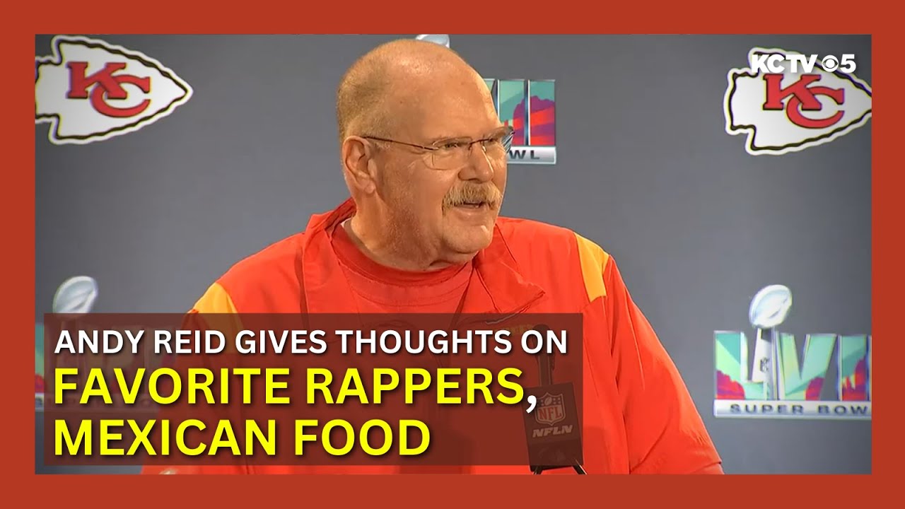 Andy Reid names top-3 rappers, gives favorite Mexican food