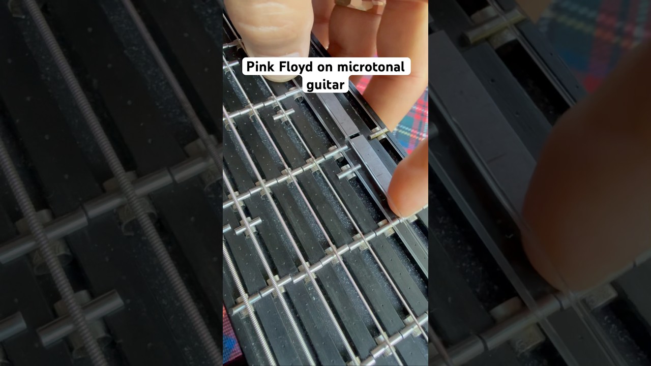 Pink Floyd on microtonal guitar