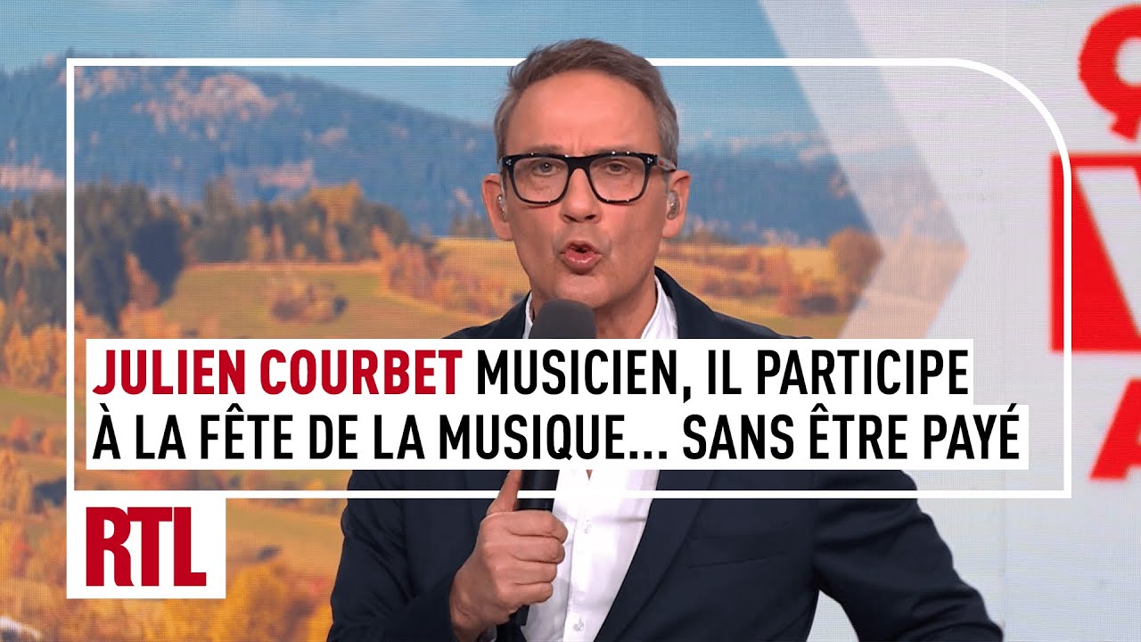 Julien Courbet : musicien, il participe à la fête de la musique… sans être payé