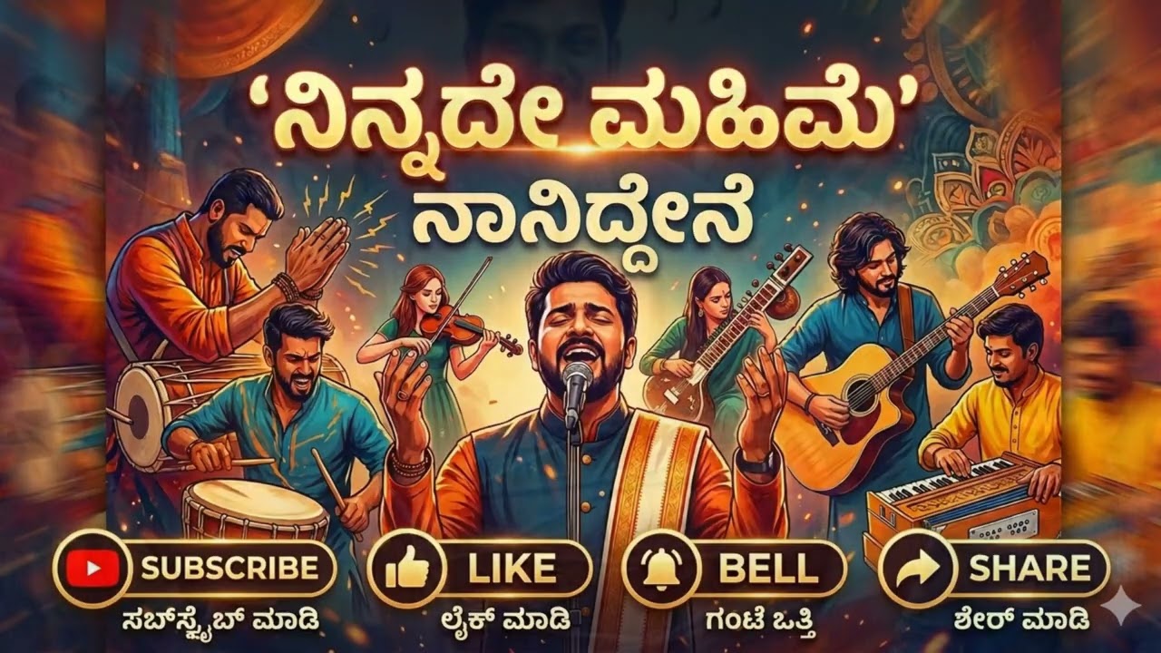 ನಿನ್ನದೇ ಮಹಿಮೆ - Ninnade Mahime | High Energy Kannada Folk Song | Jesus songs@MR103MR 