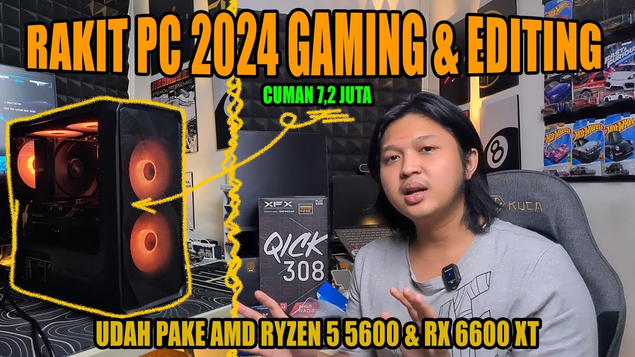 Rakit PC FULL AMD Ryzen 5 5600 & RX 6600 XT Di Tahun 2024 - Rakit PC FPZ 2024 #part1