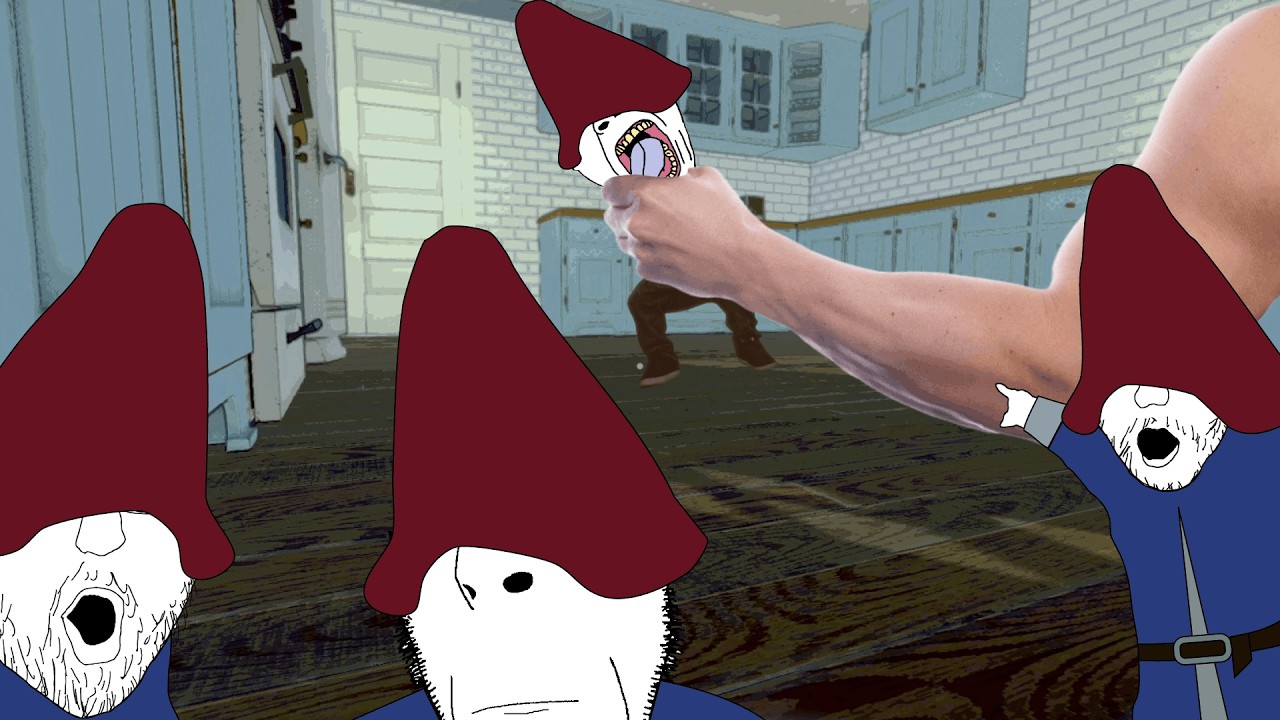 Gnomes Rob An Elderly Man
