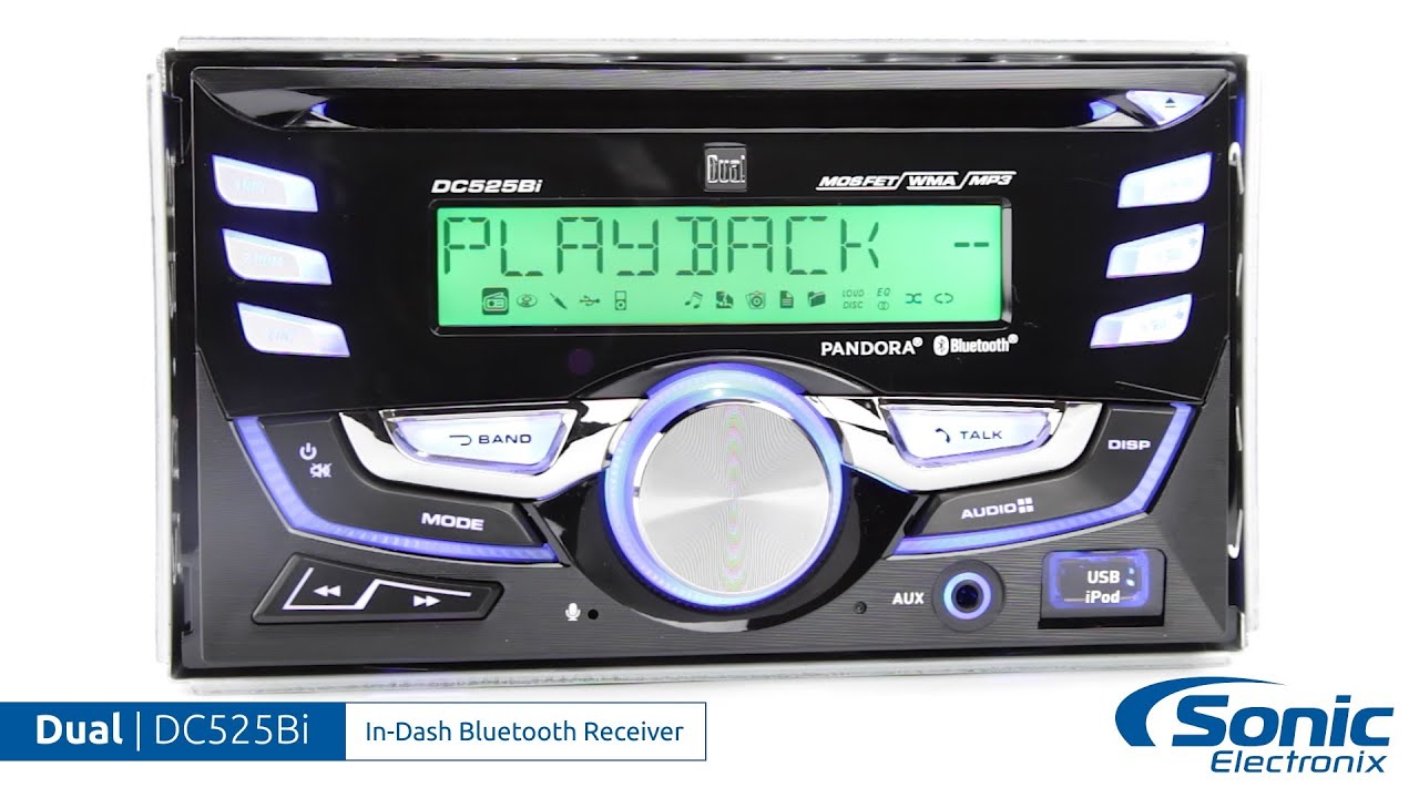 Dual DC525Bi In-Dash Bluetooth Receiver | Product Overview