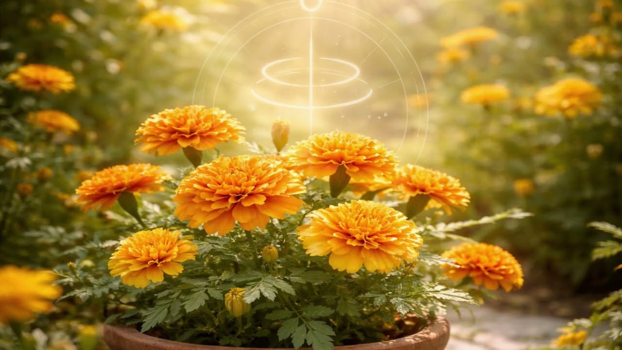 Solar Skin Glow 🌼 | Marigold Field Activation | 528Hz Vital Surface Ene