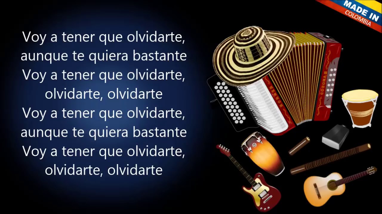 Voy a Tener Que Olvidarte Luis Mateus Letra