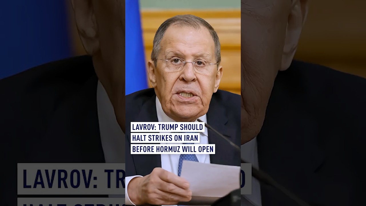 Trump must halt strikes on Iran first, then Strait of Hormuz will get back to normal - Lavrov