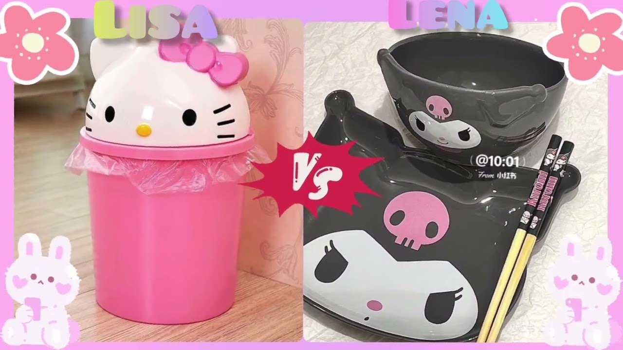 Lisa & lena💗 Kitty vs kuromi😙
