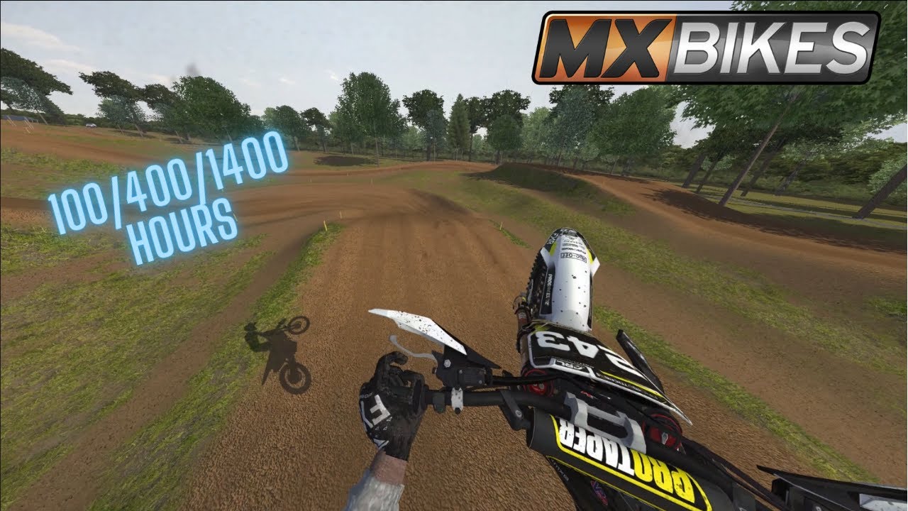 What 100 hours vs 1200 hours looks like in MX Bikes