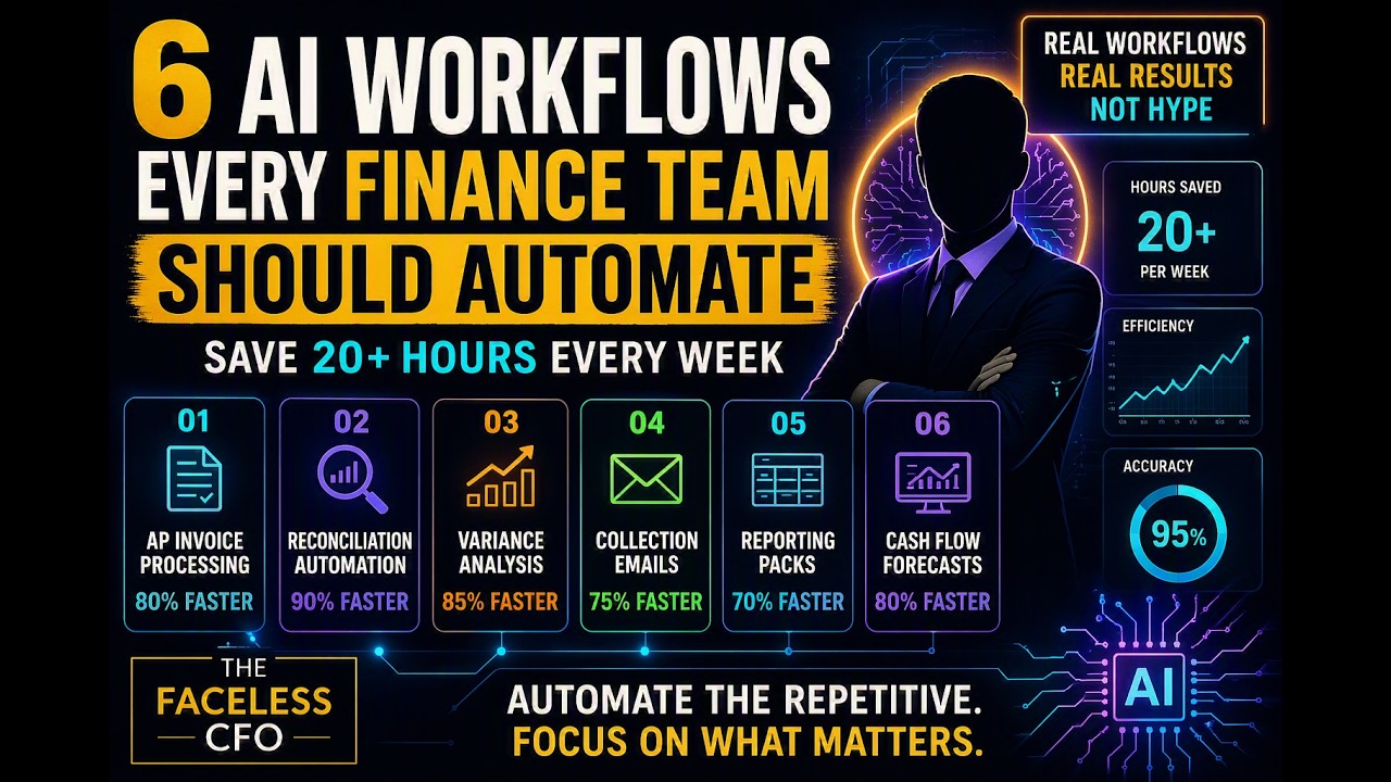 6 AI Workflows Every Finance Team Should Automate