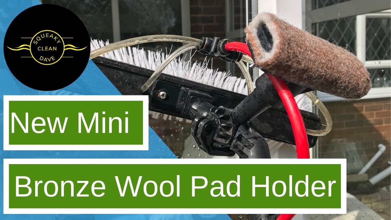 New. Mini Bronze Wool Pad Holder