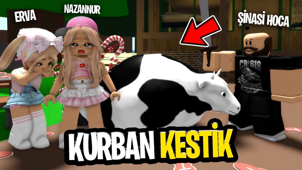 BROOKHAVEN’A KURBAN BAYRAMI GELDİ! | Şinasi Hoca Kurban Kesti 😱roblox brookhaven 🏡rp