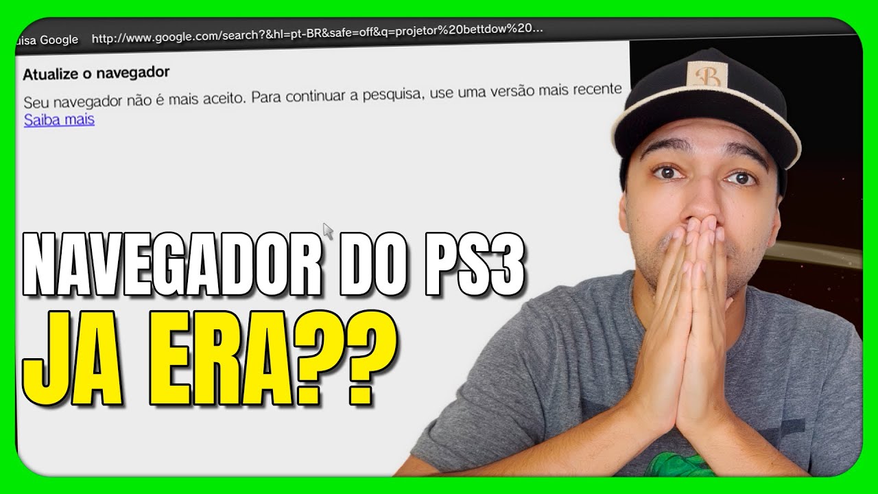 ASSIM ESTÁ O NAVEGADOR DE INTERNET DO PS3 EM 2025