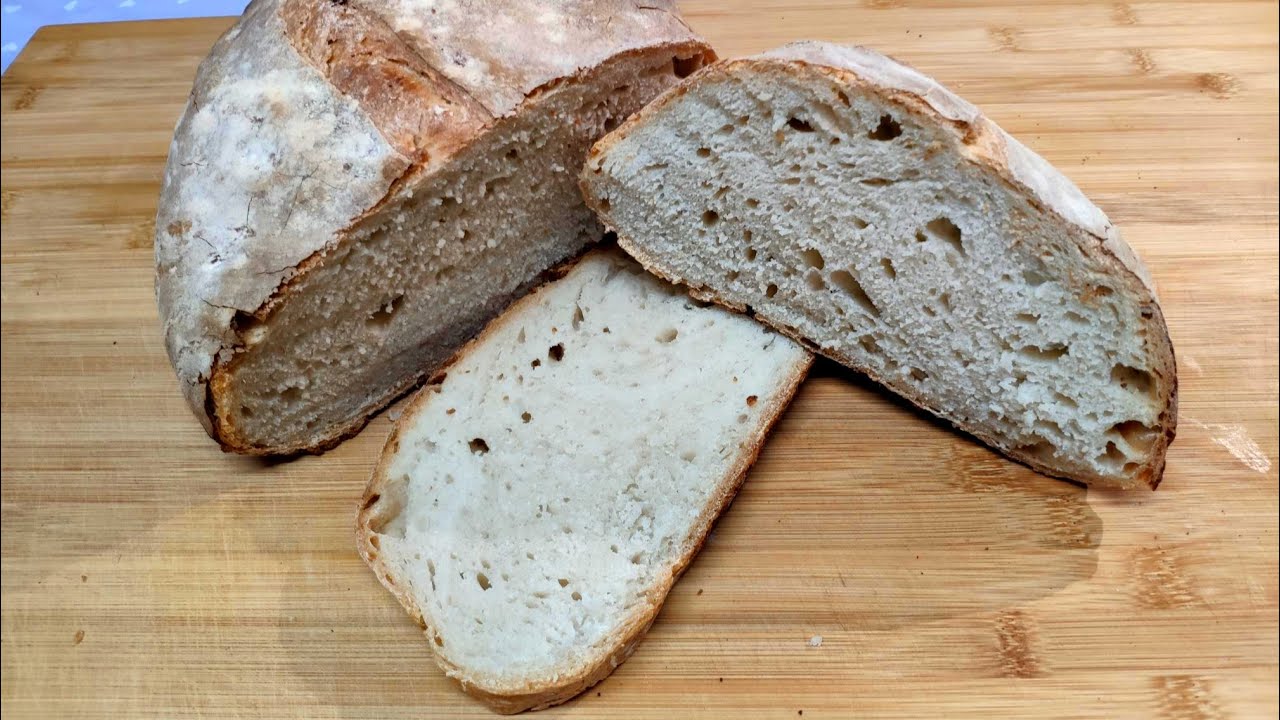 Como hacer pan casero || &iexcl;&iexcl;Fermentado durante 24h!!