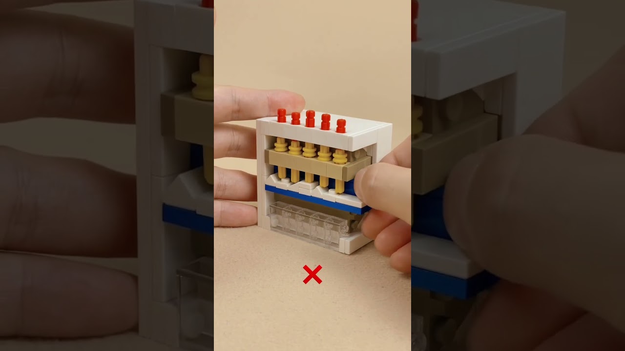 HOW DOES A PIN TUMBLER LOCK WORK? #lego #legomoc #legoideas #lock #legobuild #satisfying