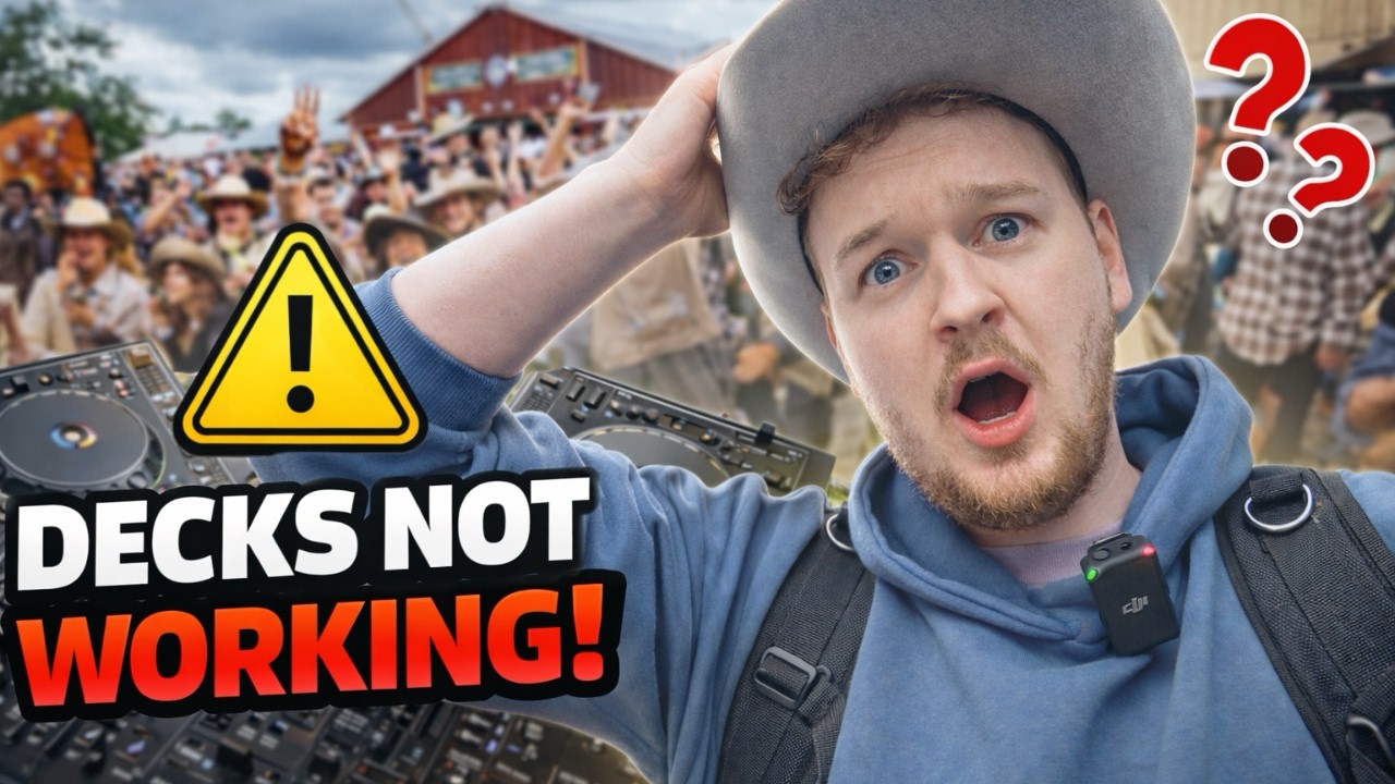 My DJ Decks STOPPED Working at a Country Event… 🤠 Rosies Birmingham Vlog