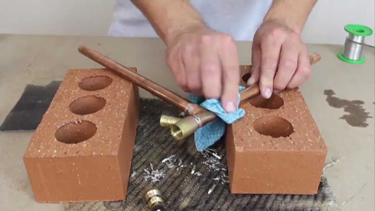 How to Solder a Brass Drain Cock