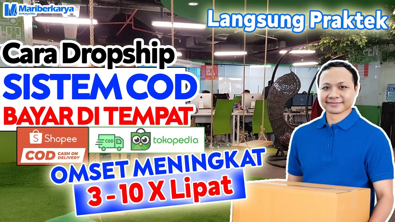 Cara Dropship COD dan Cara Mengaktifkan Sistem COD Bayar di Tempat di Tokopedia dan Shopee
