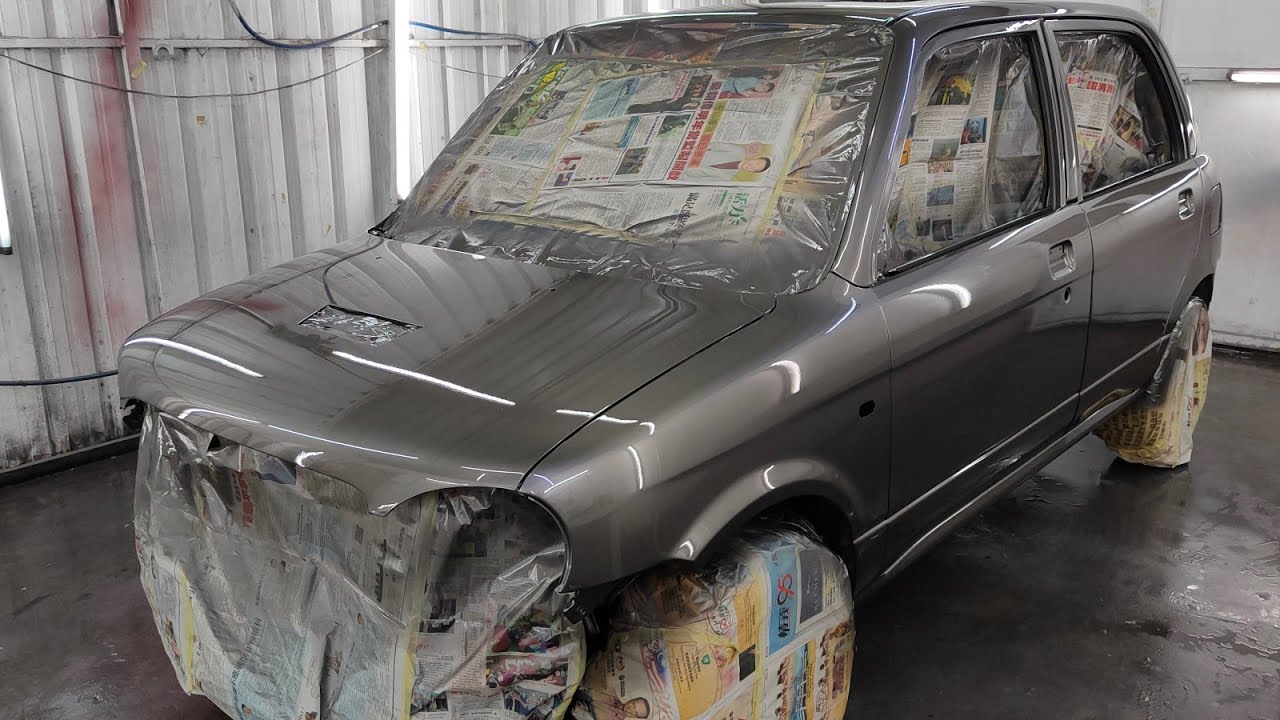 REPAINT PERODUA KELISA CHANGE COLOUR DONE !!