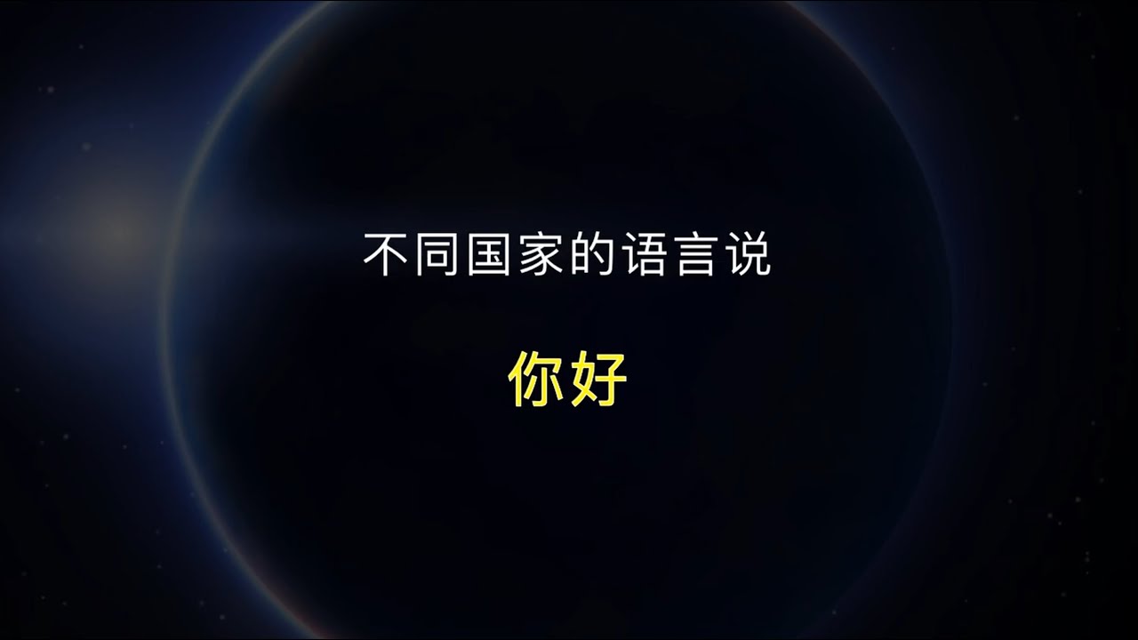 不同国家的语言说「你好」